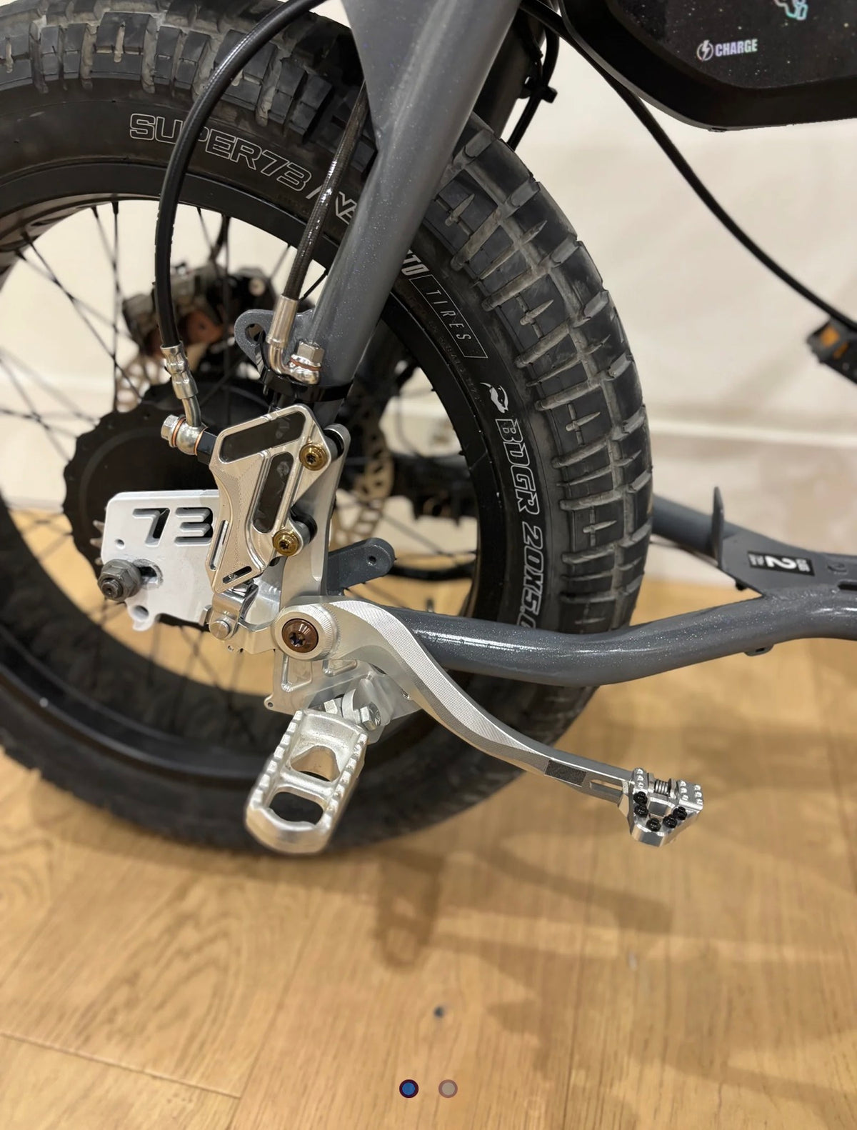 Super 73 moto footbrake