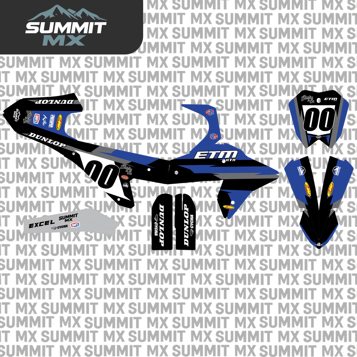 ETM RTR Moto Inspired Graphics Kit