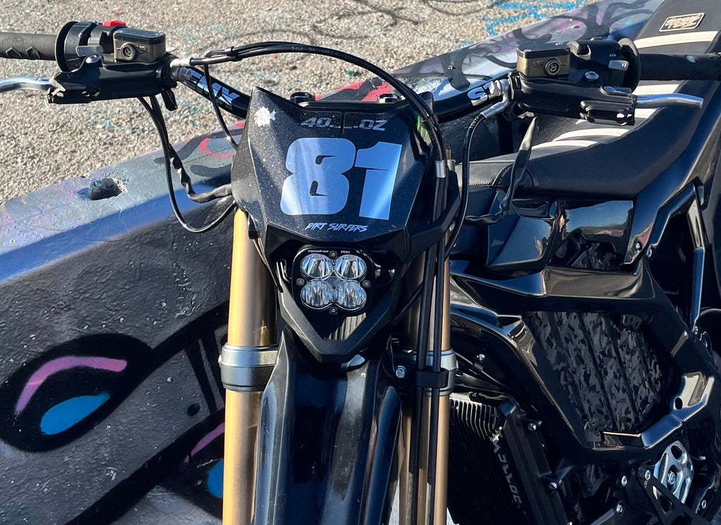 GLOSS BLACK SURRON ULTRA BEE HANDLEBARS. ( SAME DAY SHIPPING )