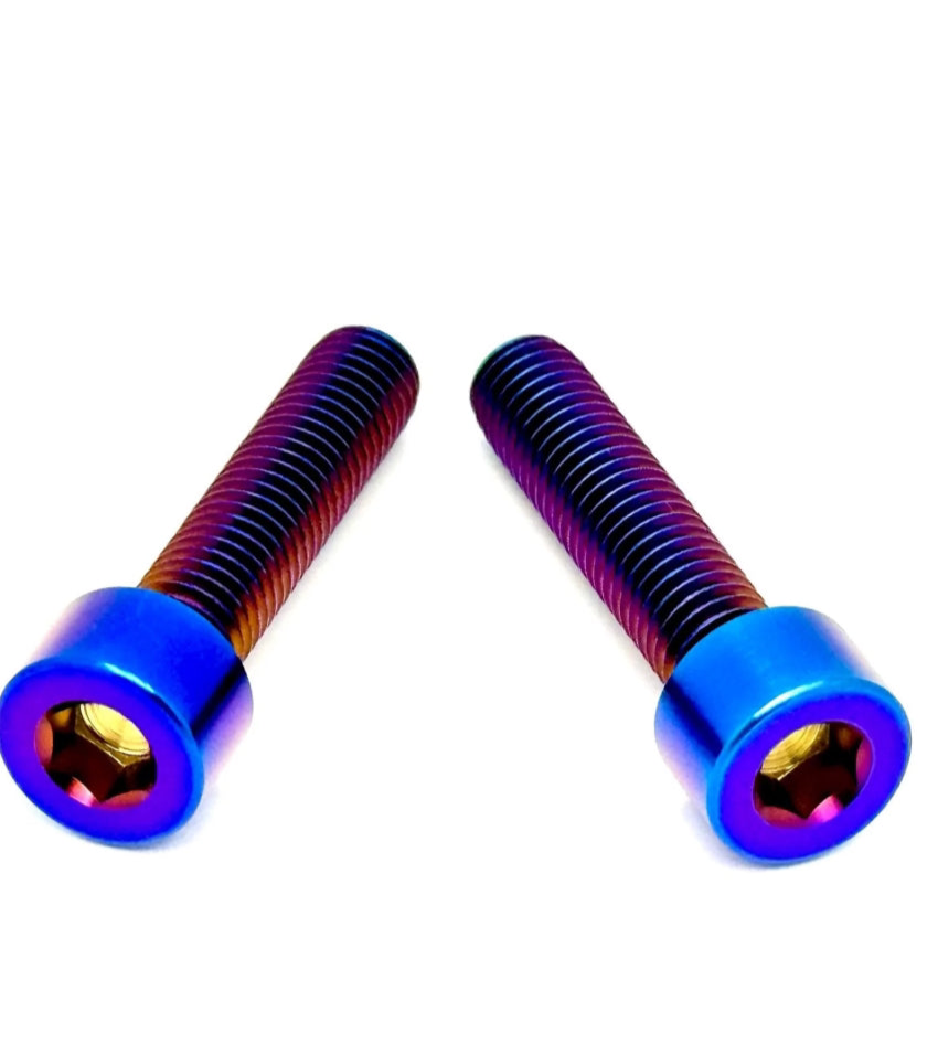 titanium Caliper bolts(2pc)