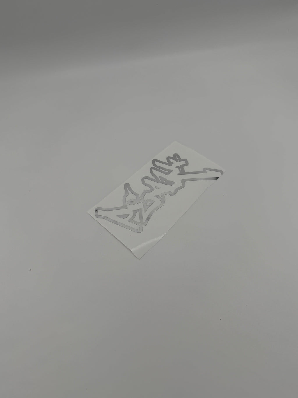Chrome Peak Sticker