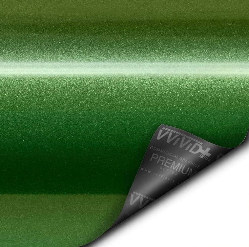 Military green powder coat wrap