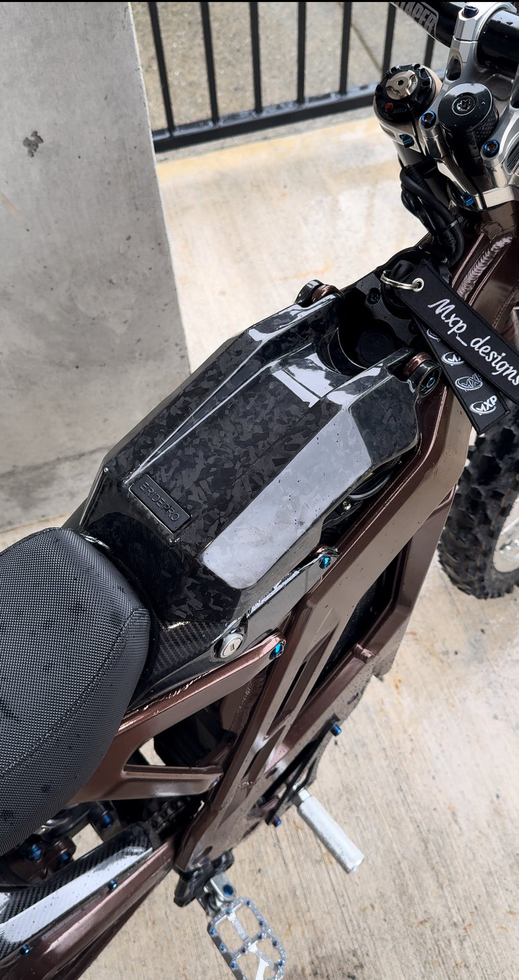 Eride carbon fiber battery ready to ship