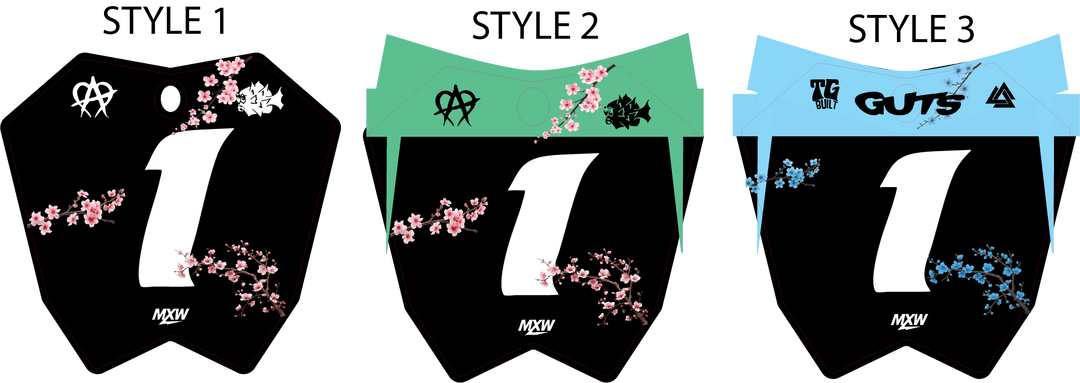 Cherry Blossom RTR Front Plate Decal