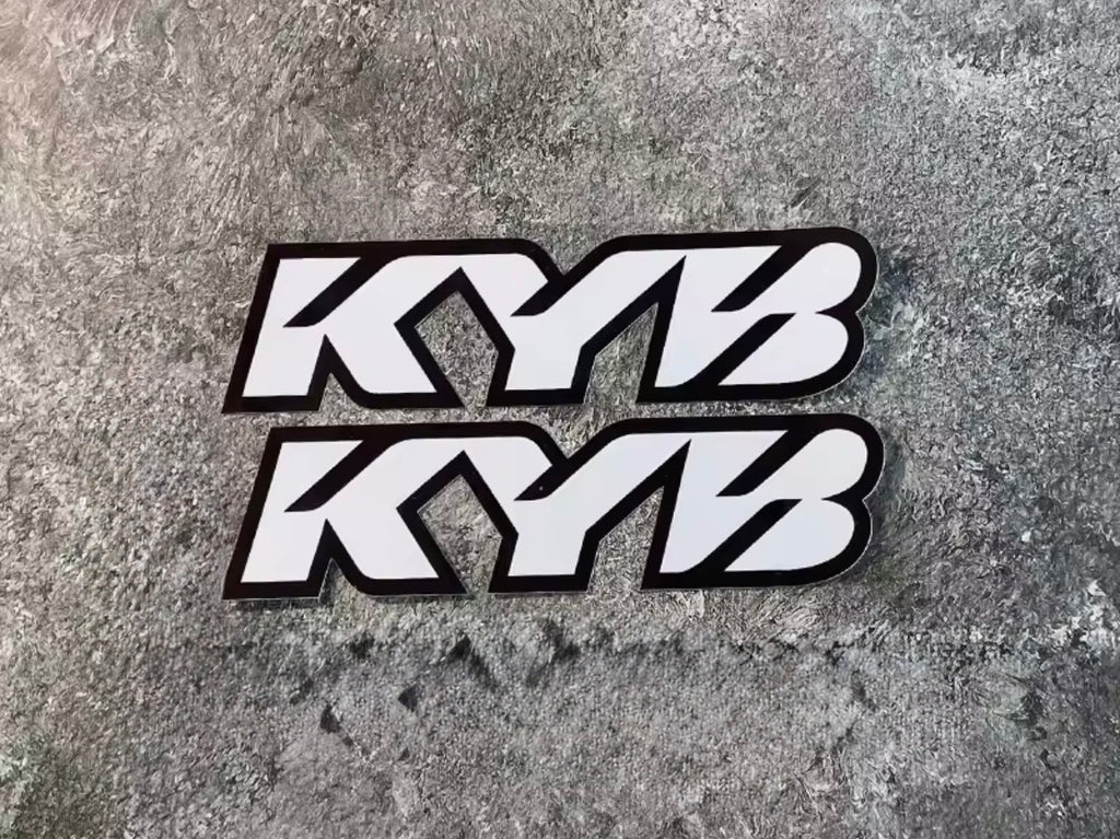 KYB fork decals