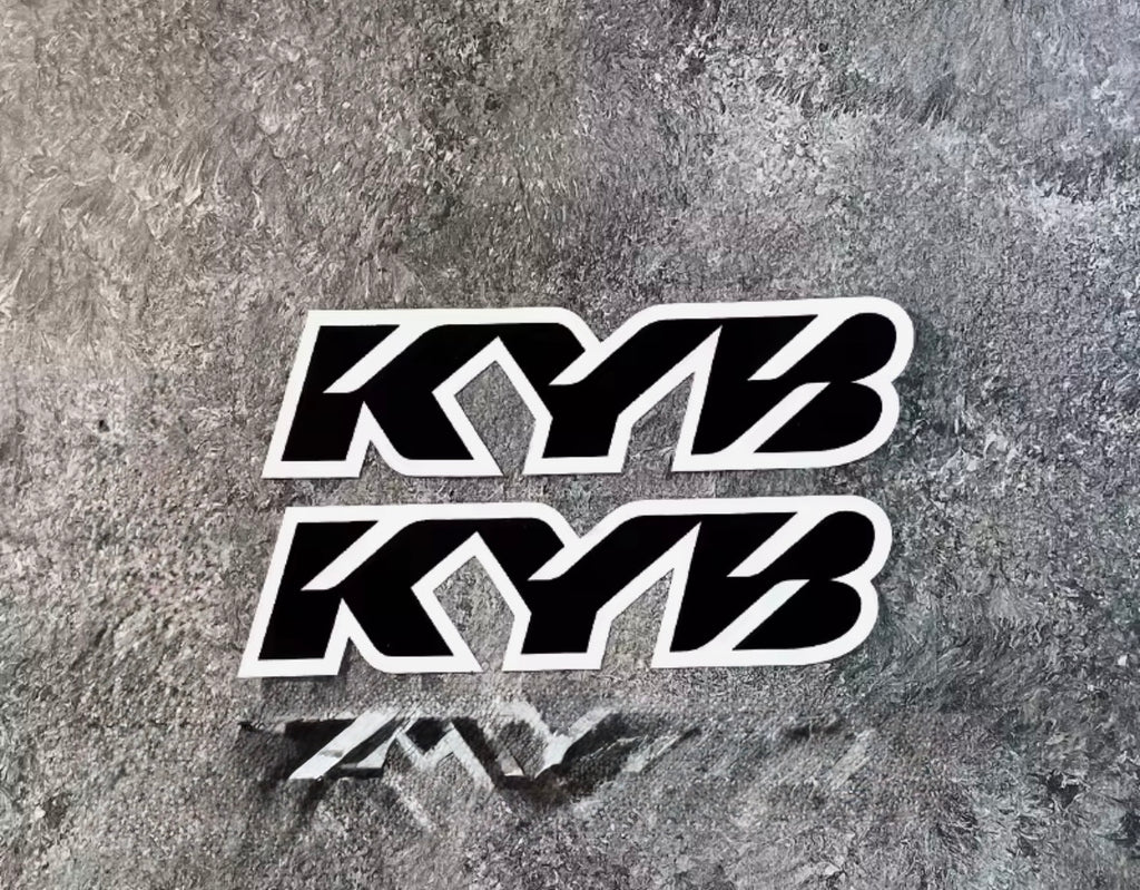 KYB fork decals