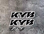 KYB fork decals