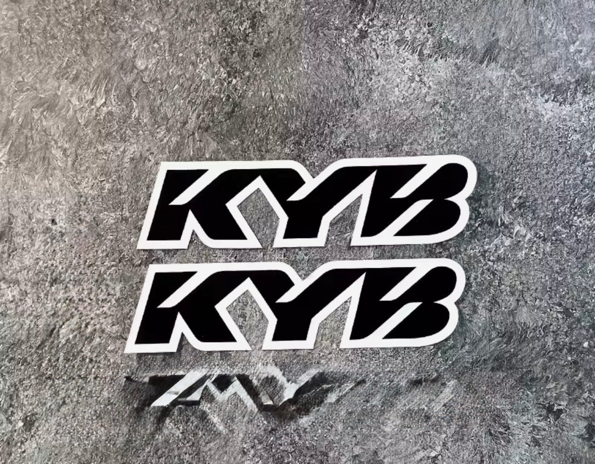 KYB fork decals
