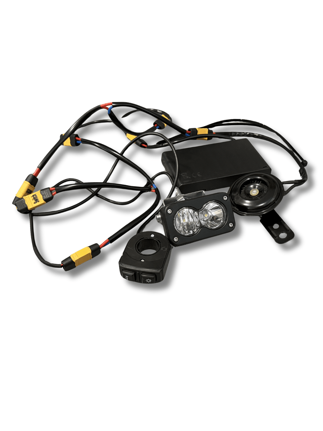 Universal E-Bike Plug and Play Light & Horn Kit