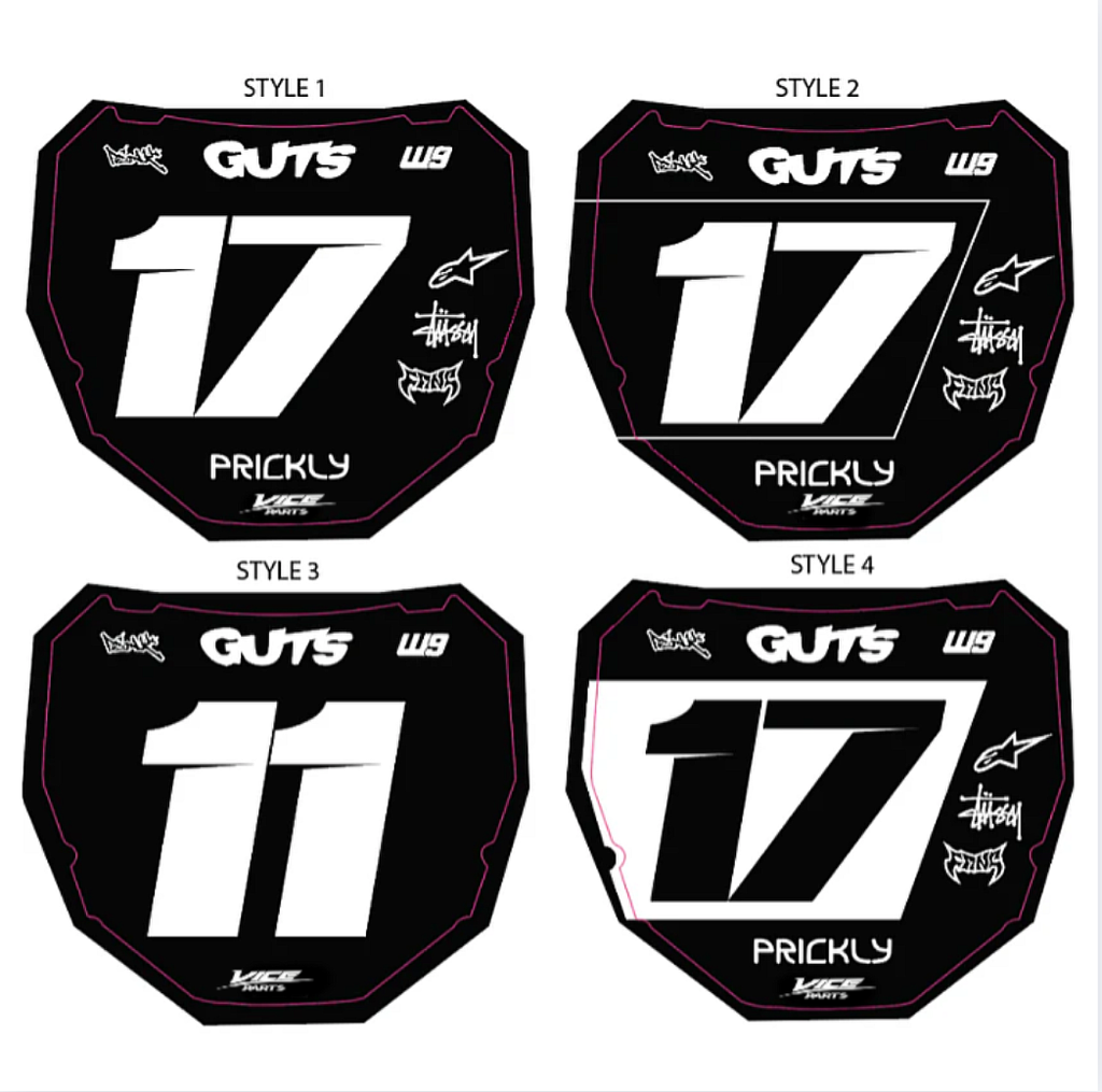 Odi Number Plate Decal