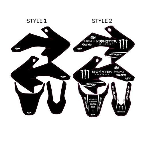 Crf50 Full Graphics Kit For Razor