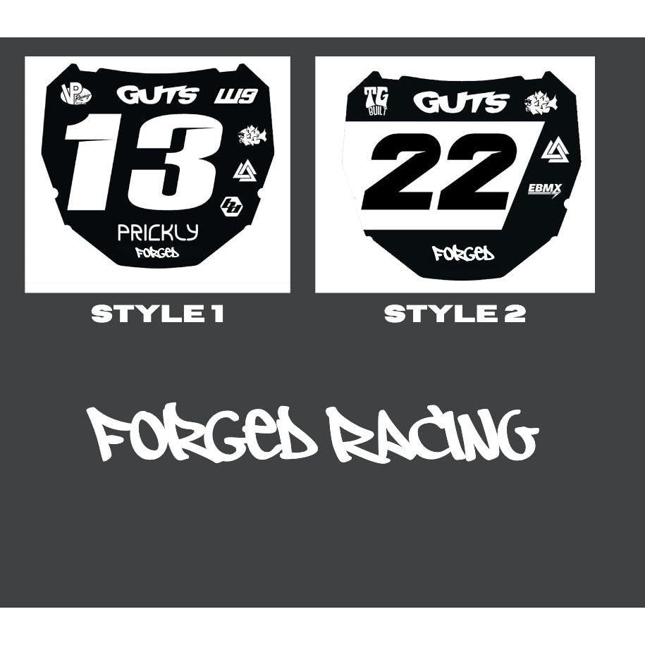 ODI Number Plate Sticker/Decal