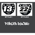 ODI Number Plate Sticker/Decal